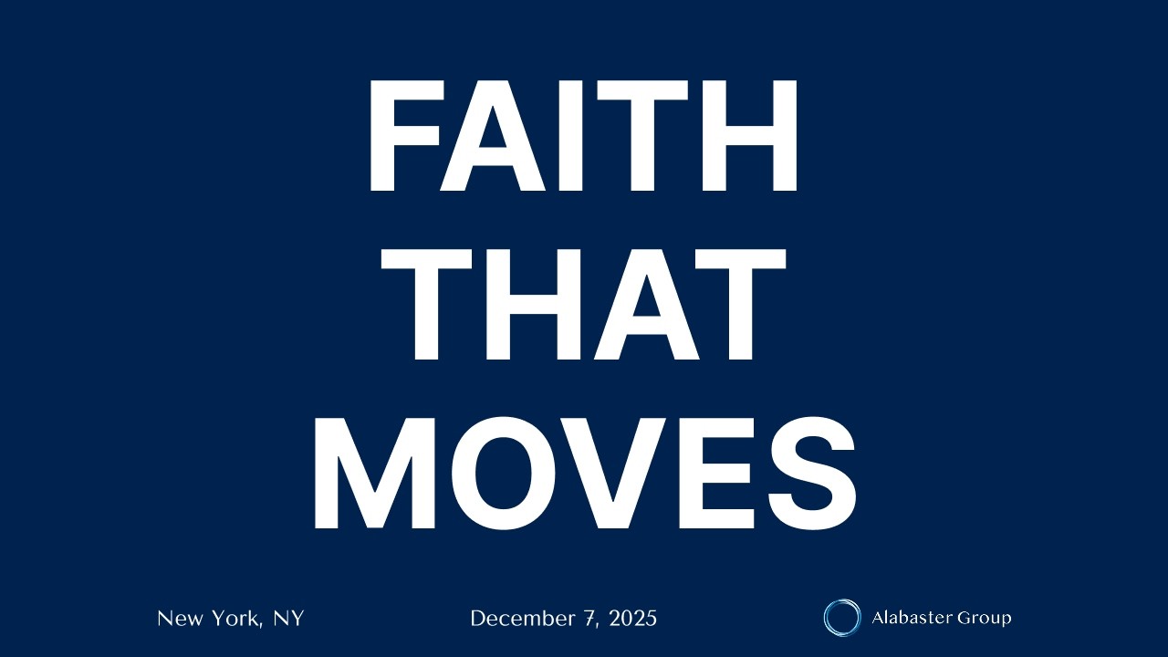 Вера, которая движет.