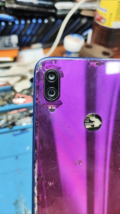 Redmi Note 7 Pro Back Glass Replacement Price Redmi Note 7 Pro back Glass Change #shorts #redminote7 #