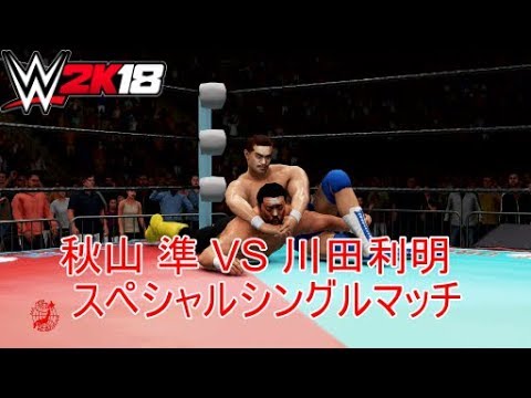 【WWE2K18】【AJPW】秋山 準 VS 川田利明 スペシャルシングルマッチ