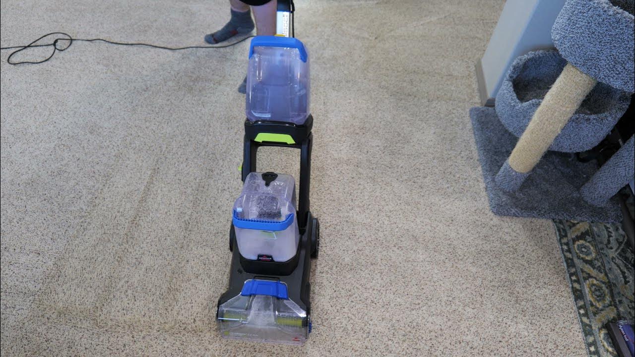 Bissell TurboClean Dual Pro, Upstairs Carpet Cleaning! YouTube