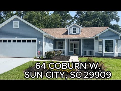 64 COBURN DR W, Sun City, SC home video tour