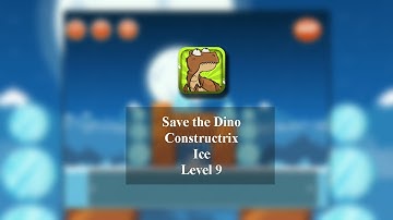 Save the Dino (iOS) Constructrix Playthrough - Area 3: Ice - Level 9
