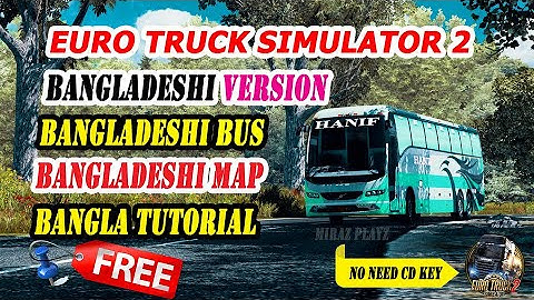 Euro Truck Simulator 2 with Pro BD Map 8.5 Setup Tricks + BD Bus Mod Setup