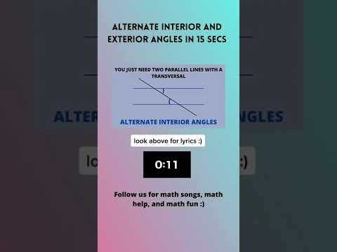 Video: Was ergeben alternative Außenwinkel?