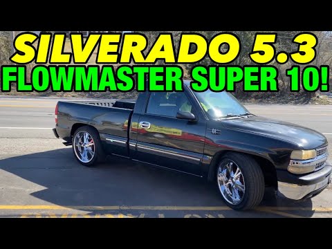 2000 Chevy Silverado Single Cab 5.3L V8 DUAL EXHAUST w/ FLOWMASTER