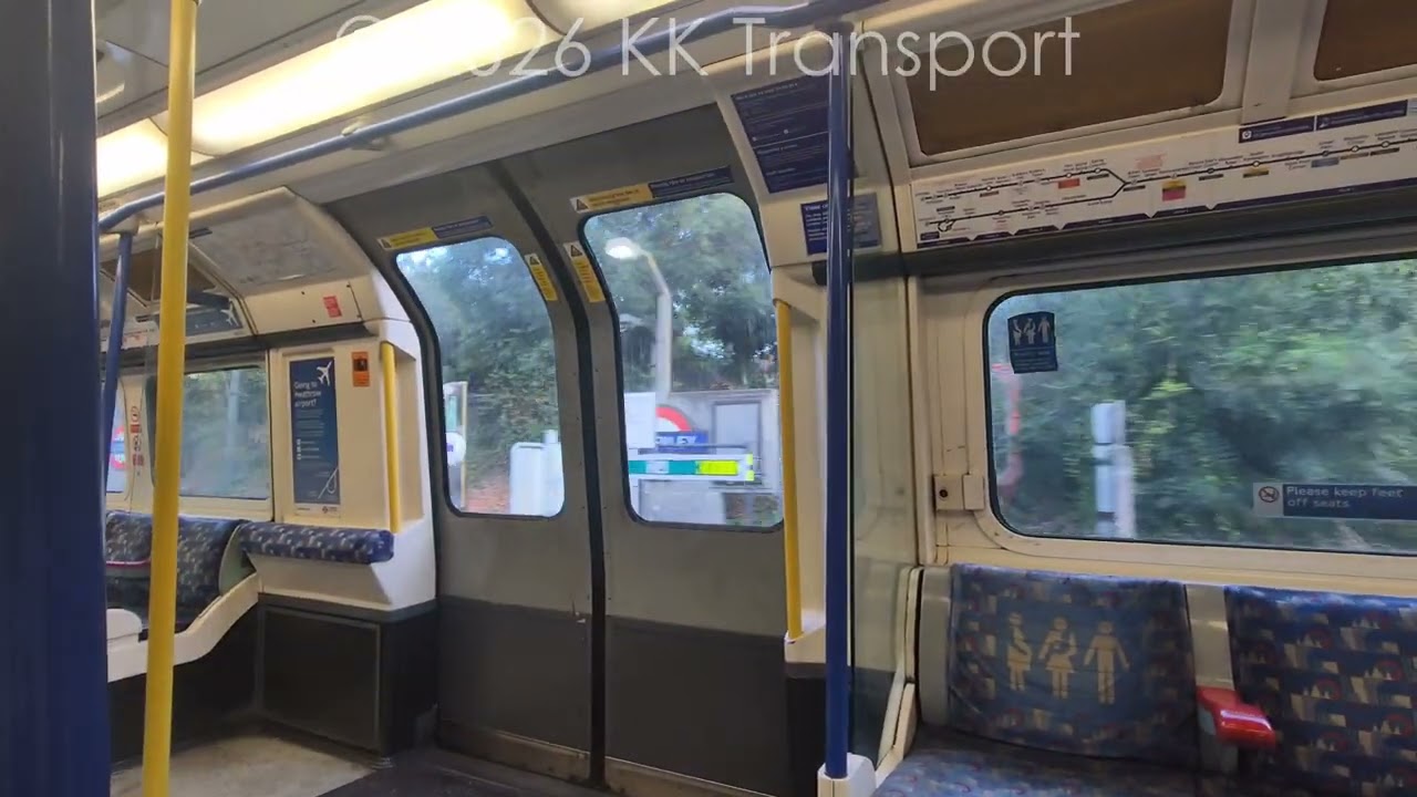 London Underground: Piccadilly Line 1973 Tube Stock 219 Boston Manor-Hounslow West → Heathrow T5