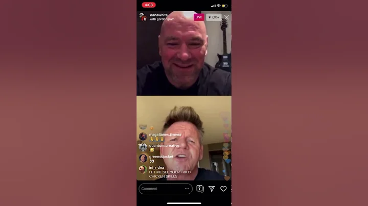 January/17/2020 | Gordon Ramsay and Dana white. Ta...