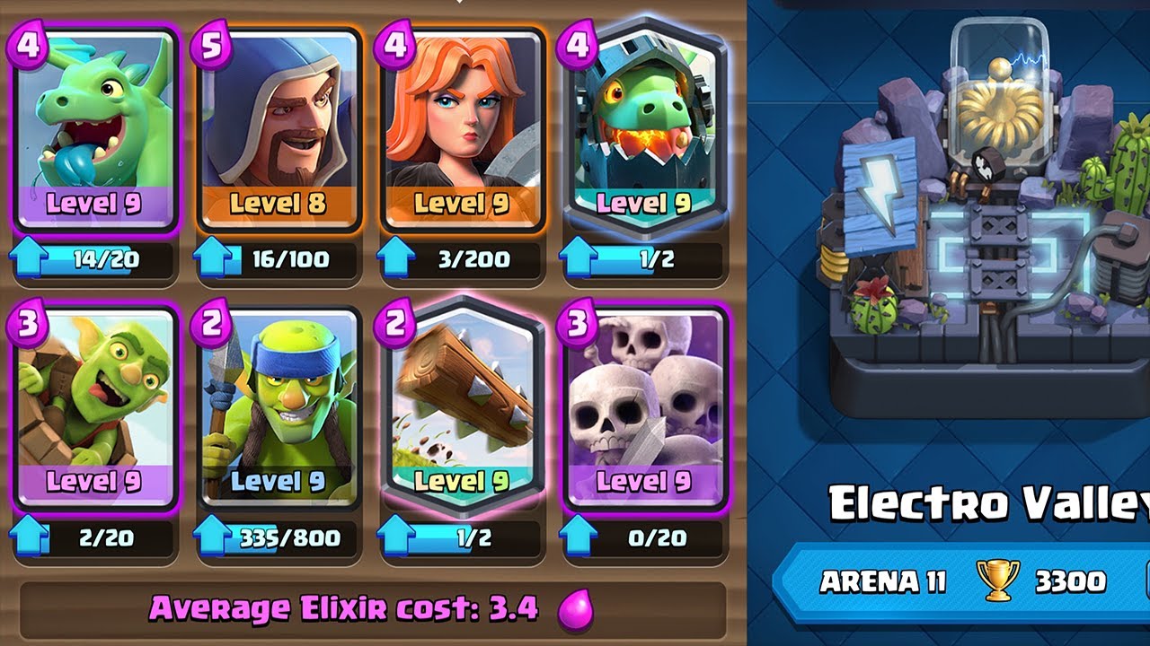 Clash Royale Deck #11  Clash royale, Clash royale deck, Deck