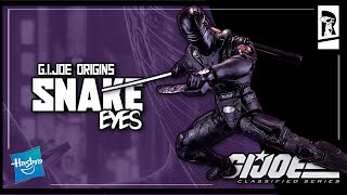 Hasbro G.I.JOE Classified Series G.I.JOE Origins Snake Eyes Figure Review