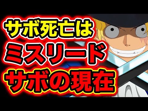 ワンピース956話ネタバレ注意 サボ死亡はミスリード サボ生きてる サボの現在の居場所は 死んだ人物は別にいる サボ生存の伏線 One Piece考察 Youtube