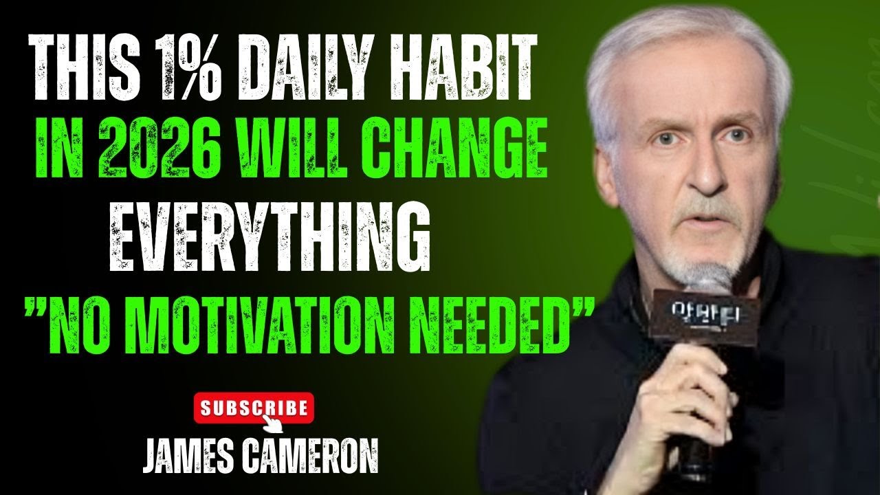 This 1% Daily Habit in 2026 Will Change Everything (No Motivation Needed) | james cameron speech