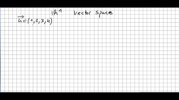 Linear Algebra 2,  Vectors and Vector Space