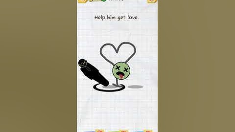 Draw 2 save 😂! can I save him🤣 #puzzlegames #puzzle #shorts