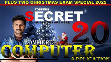SECRET QUESTIONS / IMPORTANT QUESTIONS/ REPEATED QUESTIONS/ PLUS TWO COMPUTER APPLICATION COMMERCE