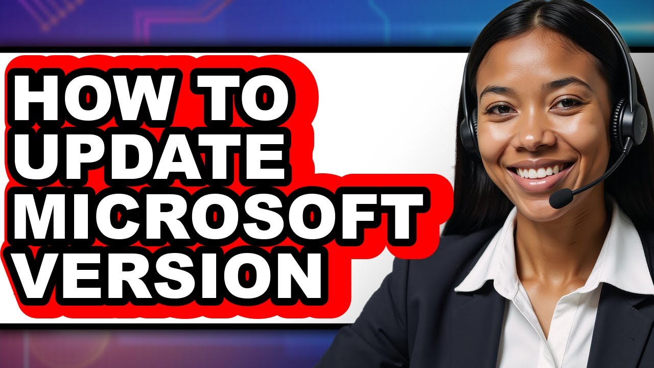 How to Update Microsoft Version (easy Method) - YouTube
