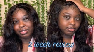 Brazilian Straight Lace Front Wig | Amazon Lace Wig | Daenerys Hair + 2 Week Review