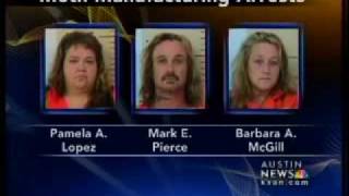 Meth manufacturing arrests