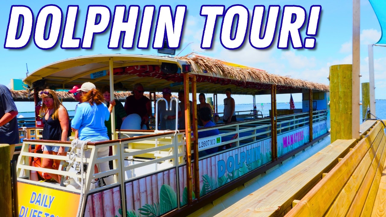 WE FOUND DOLPHINS!! | Cocoa Beach Dolphin Tour