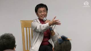 Maria Ressa: If you fight for facts, don’t quit Facebook