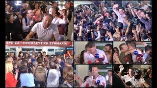 Γραφεία ΣΥΡΙΖΑ: Μέσα σε πανδαιμόνιο η άφιξη Κασσελάκη - «Να τος, να τος ο Πρωθυπουργός...»