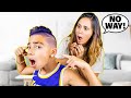 FERRAN Has a NEW LOOK!! **MOM REACTS** | The Royalty Family