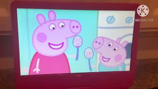Aria Tests A Peppa Pig Dvd