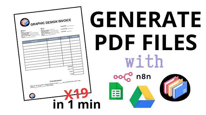 Automate PDF Invoice Generation with PrefillPDF + n8n (Step-by-Step Tutorial)