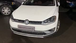 Ретрофит. Сенсорный мультируль и блок климатроника + подсветка дверей. VW Golf 7.5 Alltrack 2019 USA