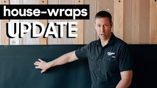 What's NEW In House-Wraps - Vapor Open + UV Stable Options