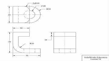 SolidWorks Tutorial for beginners Exercise 18