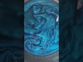 Aquamarine waves#shorts #glitter #wax