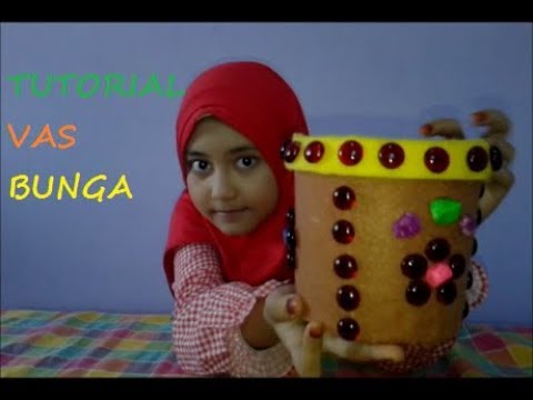 Cara Membuat Vas Bunga Dari Barang Bekas Dan Kain Flanel Youtube