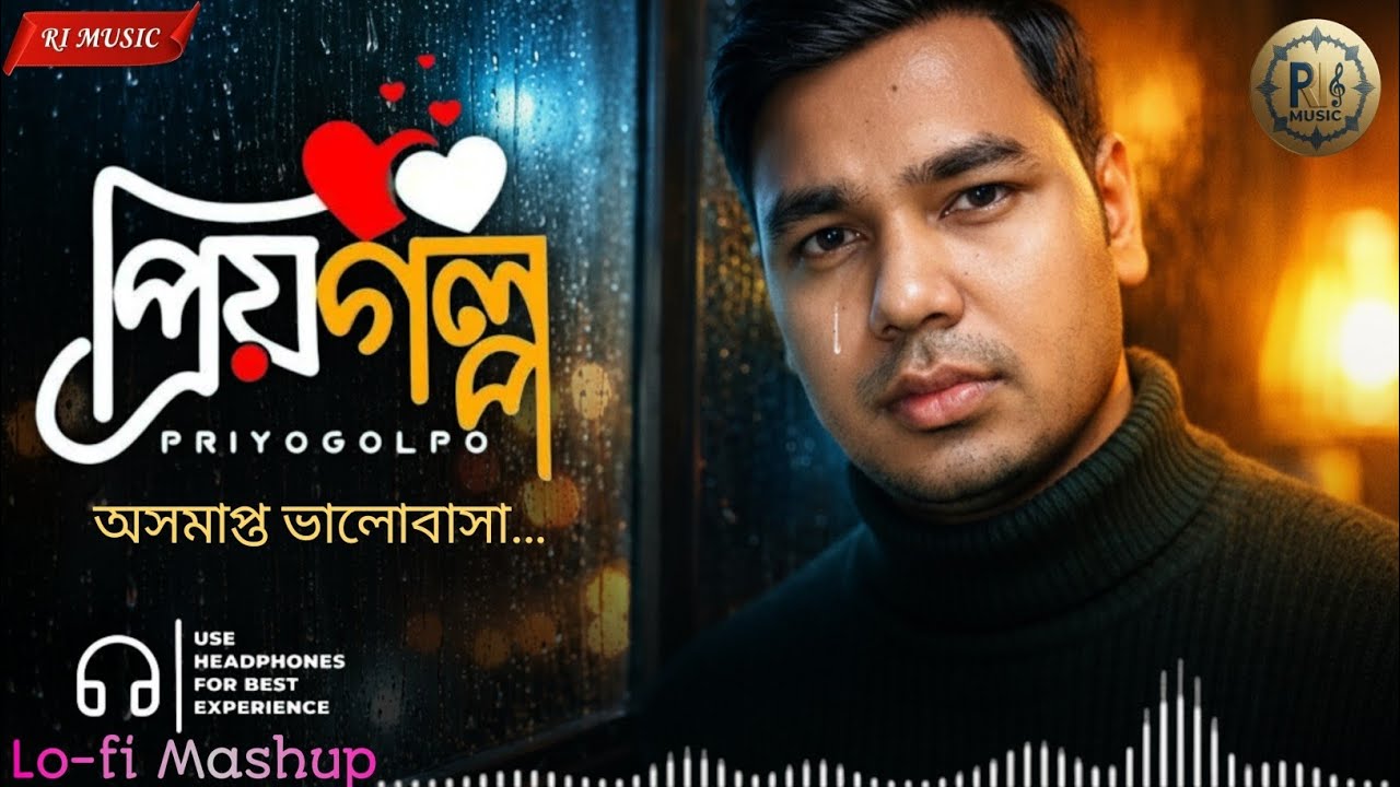 প্রিয় গল্প | Priyo Golpo | Bengali Emotional Lo-Fi Song 2026 | RI MUSIC