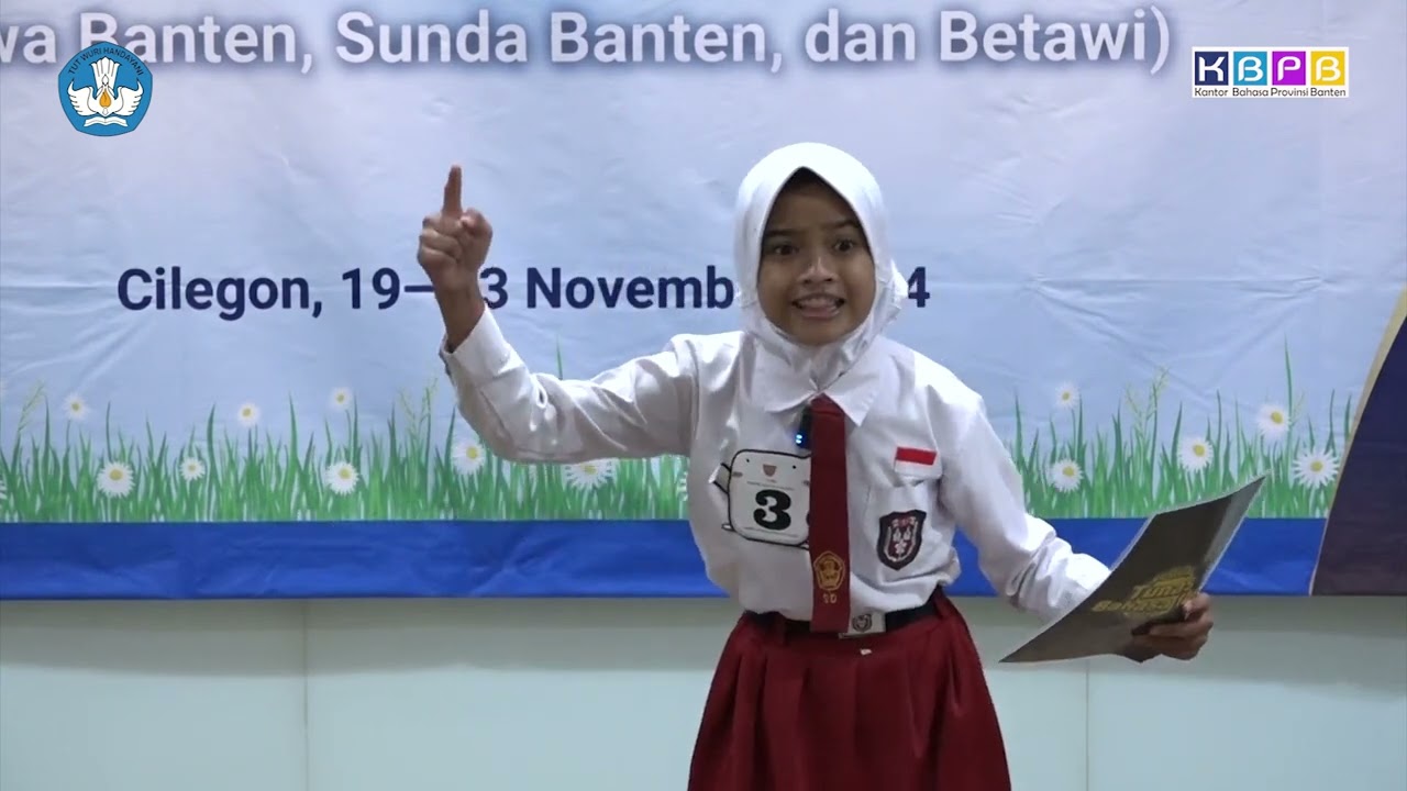 JUARA 2 PUISI  SUNDA BANTEN JENJANG SD, FTBI SEPROVINSI BANTEN DAN DKI JAKARTA TAHUN 2024