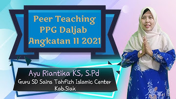 VIDEO PEER TEACHING DARING PPG DALJAB 2021