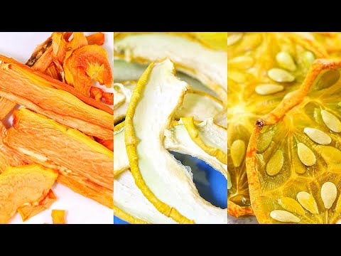 How to Dehydrate Papaya, Horned Melon (Kiwano), and Canary Melon!