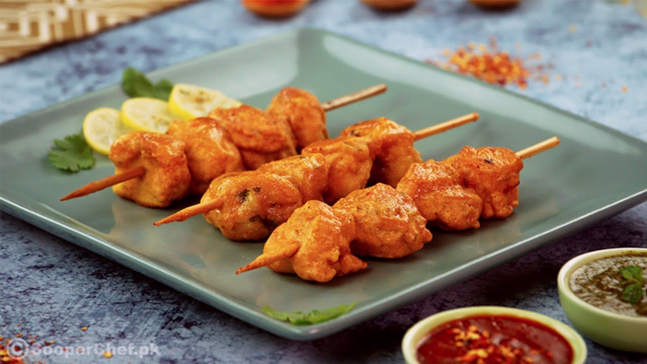 Chicken Pakora On Skewer Recipe By SooperChef (Iftar Recipes)