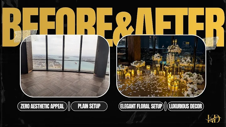 Want a DREAM wedding Proposal? Watch This Candlelight & Rose Petal Decoration