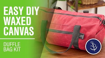 Sailrite® Waxed Canvas Round Duffle Bag Kit