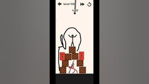 draw and save stickman 2 game level 159.#shorts #drawgames #viral #trending #androidgames