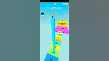 Cube Stacker Surfer 3d - Gameplaywalkhthrough all levels #shorts #android