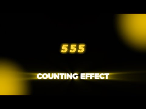 how to make the counting number effect in capcut | capcut toturiol
