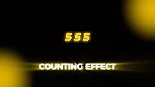 how to make the counting number effect in capcut | capcut toturiol
