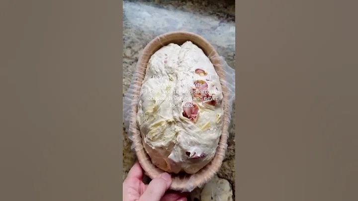 Ham and Cheese Sourdough Croissant Loaf