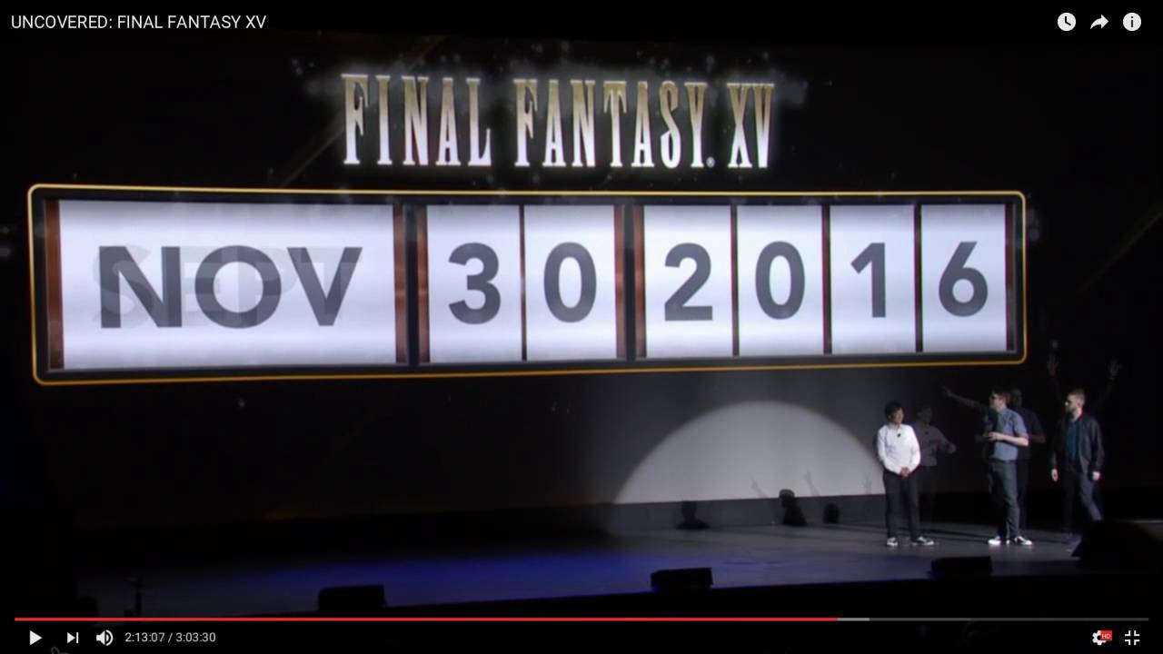 Final Fantasy XV Delay Was "TEASED"?