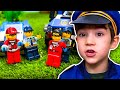 Playing Cops and Robbers with Lego City Police Toys! | Pretend Play for Kids | JackJackPlays