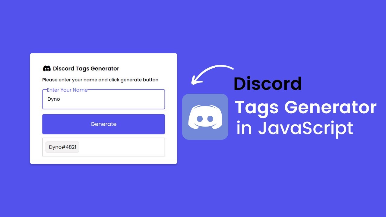 Tags javascript. Дискорд Тэг. Тег в discord. Тэг Генератор. Discord tag.