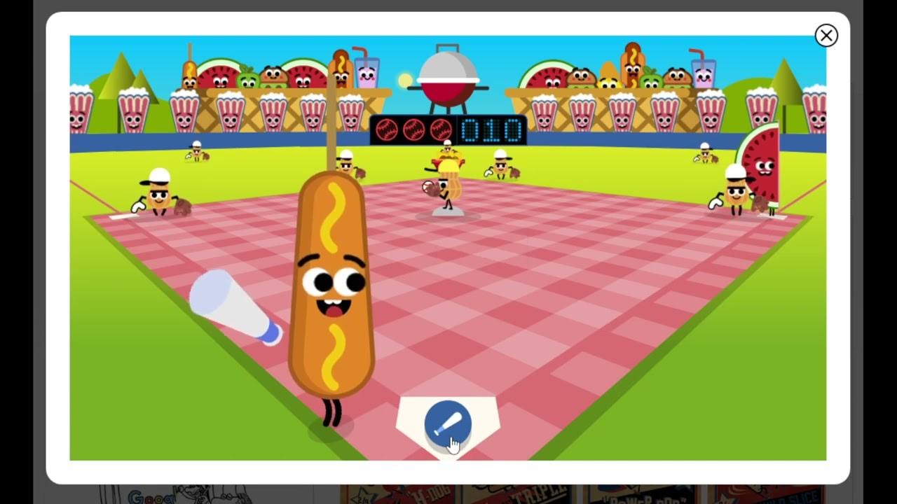 Google Doodle Baseball