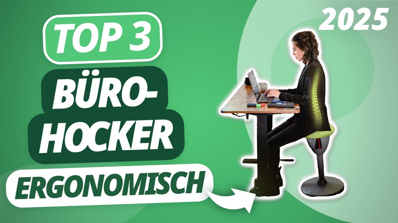 Der beste ERGONOMISCHE BÜROHOCKER 2025 | TOP 3 Bürohocker im Vergleich
