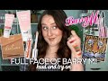 Full face of barry m testing  review of affordable make up fresh face foundation and concealer